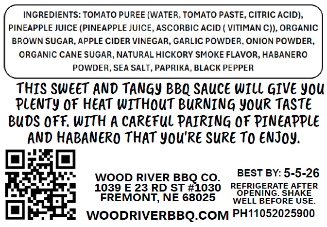 Wood River Pineapple Habanero Sauce